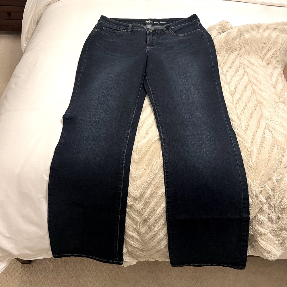 NY&Co Womens SoHo Curvy Bootcut Jeans